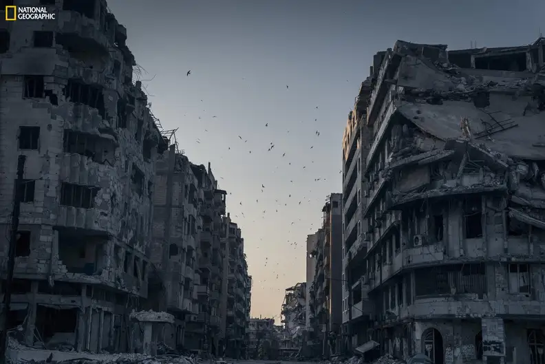 Destroyed Homs