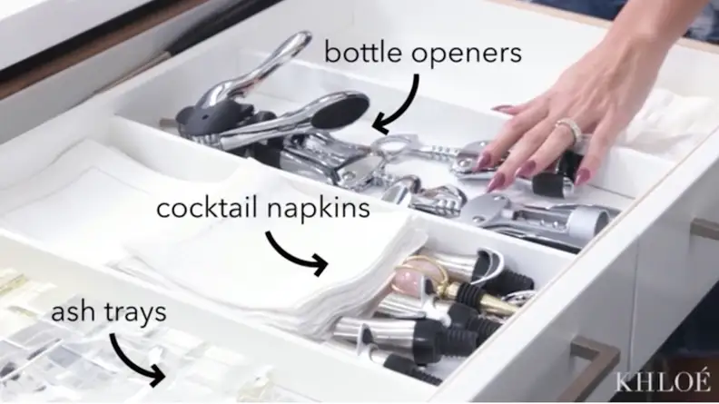 bar tools and dishes