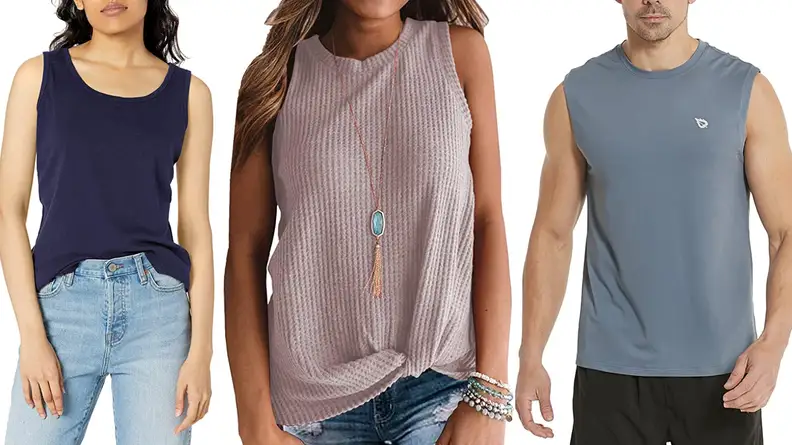 Women's and men's tank tops