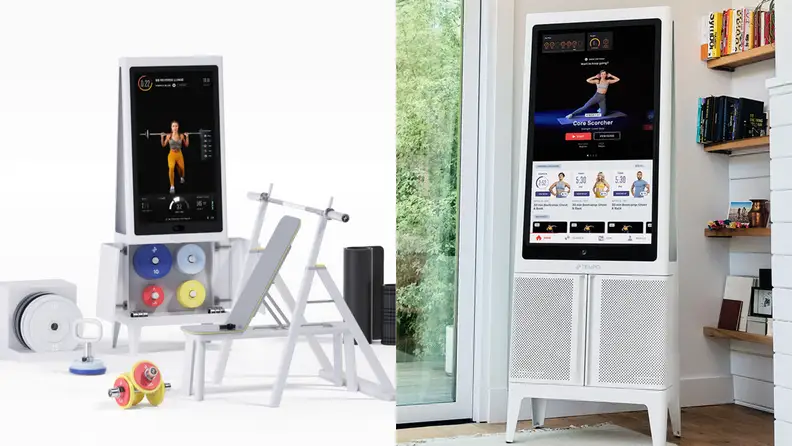 Two images of the Tempo Studio set up.