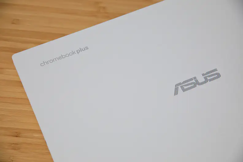 The Asus Chromebook Plus CX34 (2023) up close.