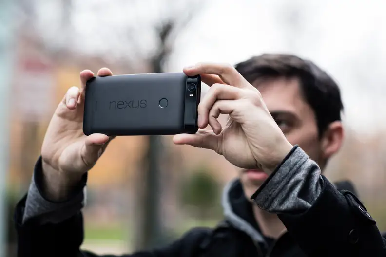 The Nexus 6P primary camera in use