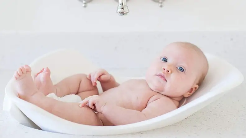 The Puj tub is the most portable baby bath we tested.