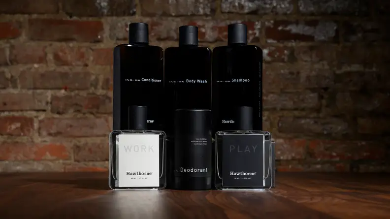 Hawthorne products in a row