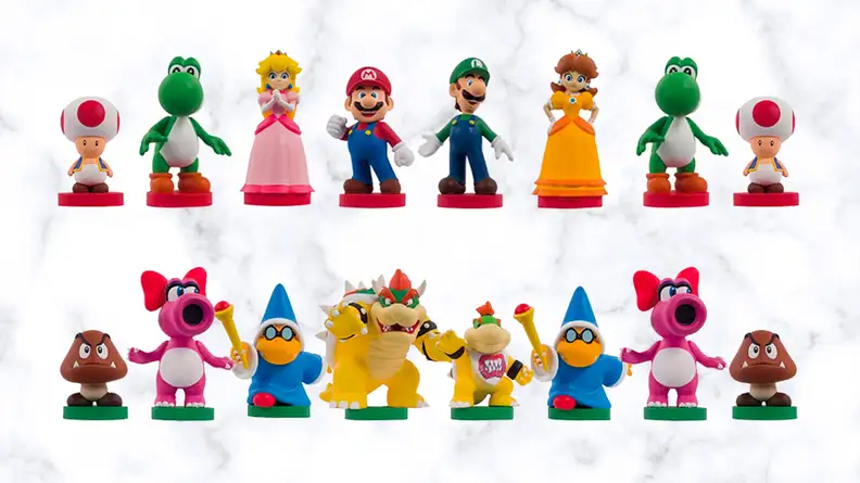 Super Mario chess set