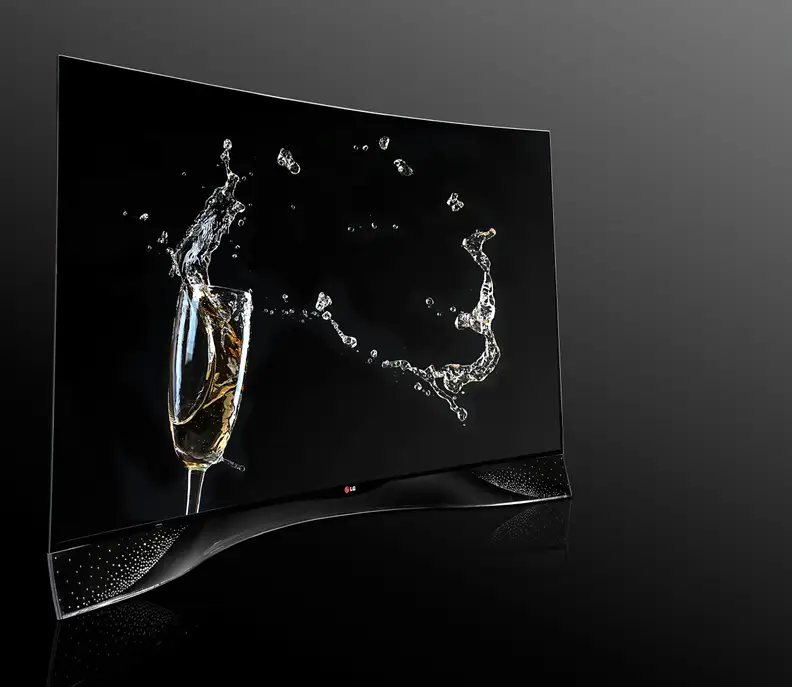 LG's OLED TV with Swarovski base. Photo credit: LG