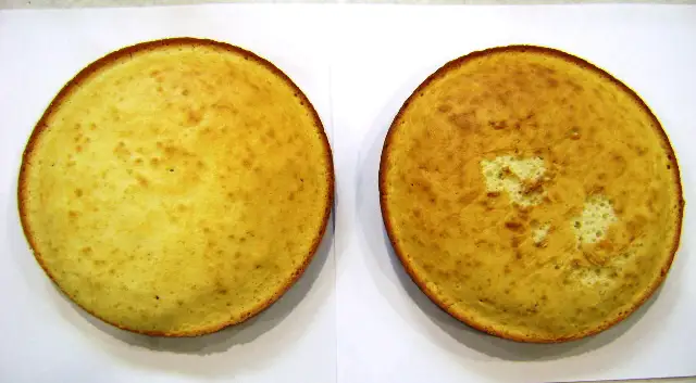 Upper oven cake top standard