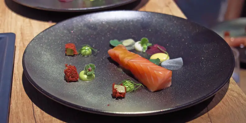 Miele Dialog — Raw and cooked salmon