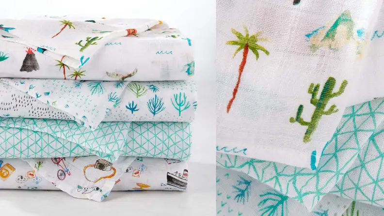 A stack of linens.