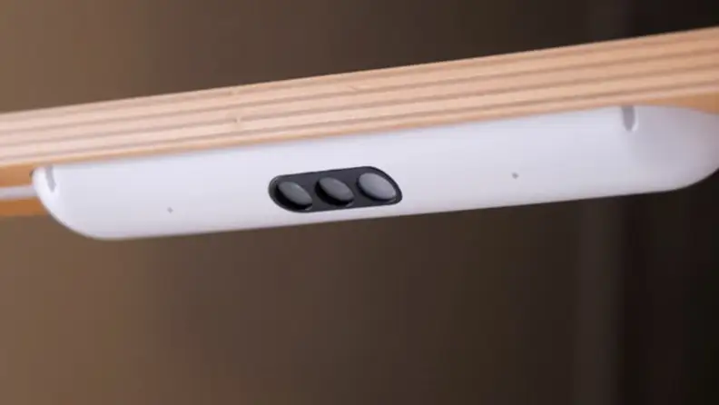 Close-up shot of the smart monitoring.