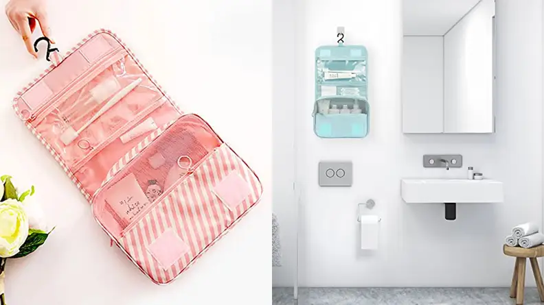 The Mossio Hanging Toiletry Bag.