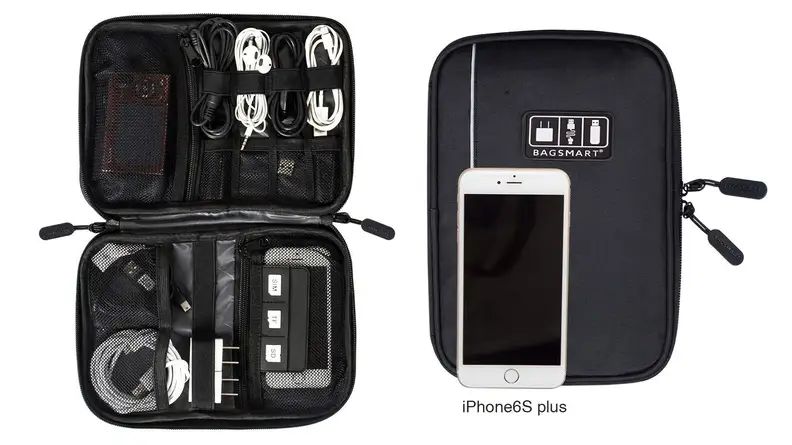 A photo of the Bagsmart Electronic Organizer.