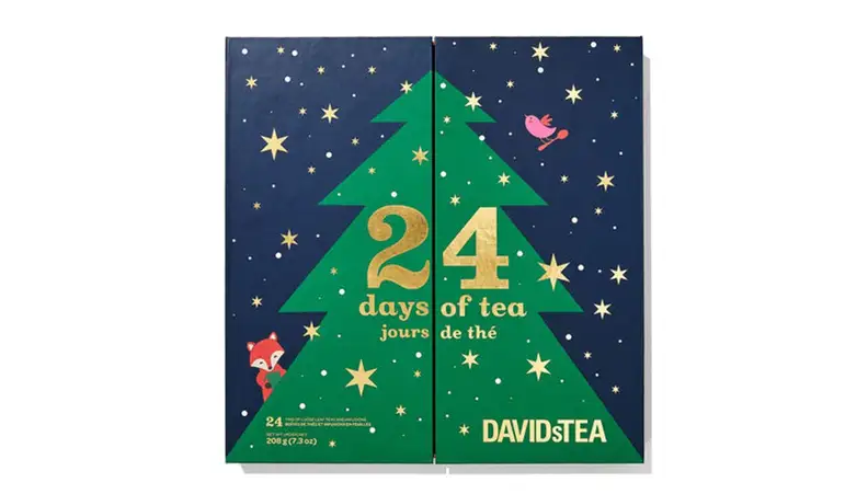 Tea themed advent calendar.