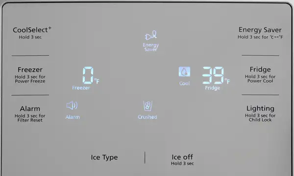Samsung RF32FMQDBSR Controls