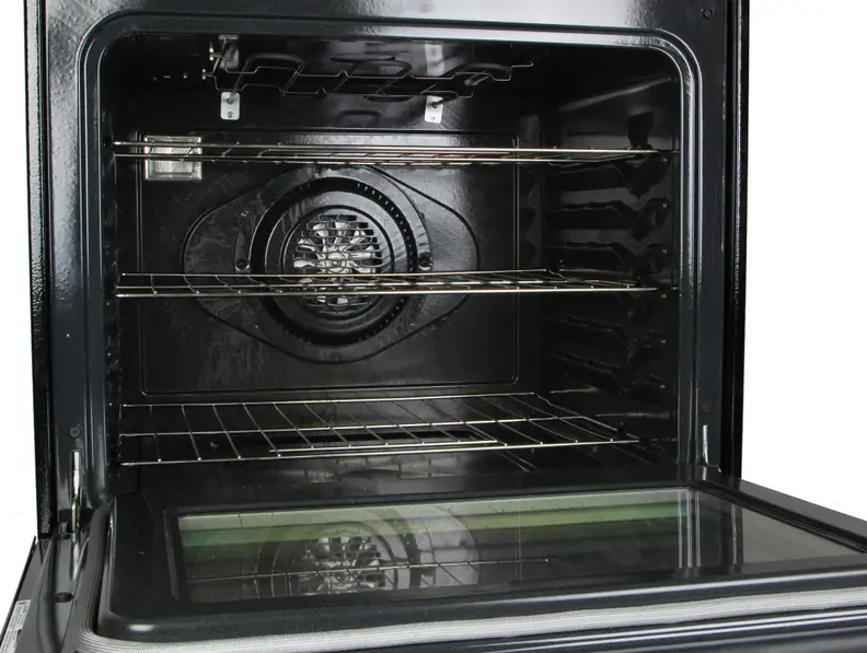 The 5.4-cubic-foot capacity oven did fairly well in our baking evenness tests.