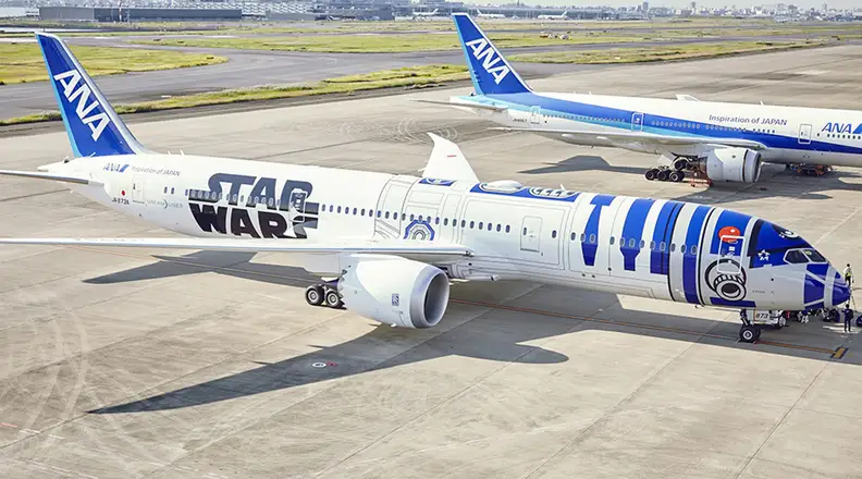 ANA Star Wars plane