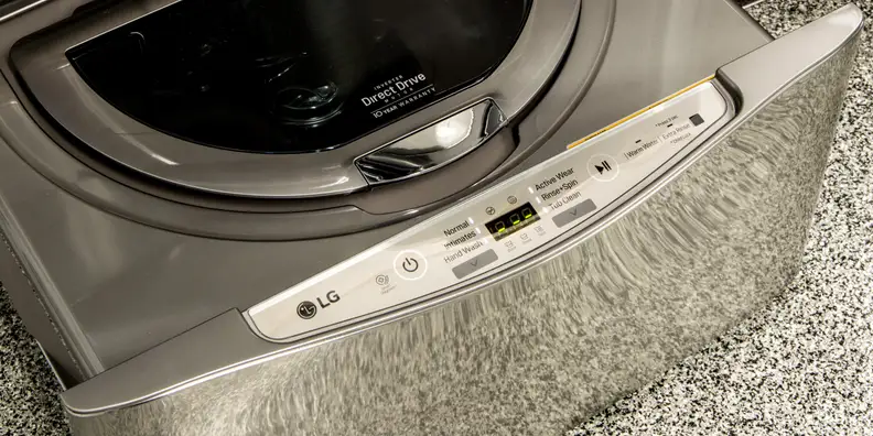 The LG SideKick is a pedestal that can be removed or simply not purchased.