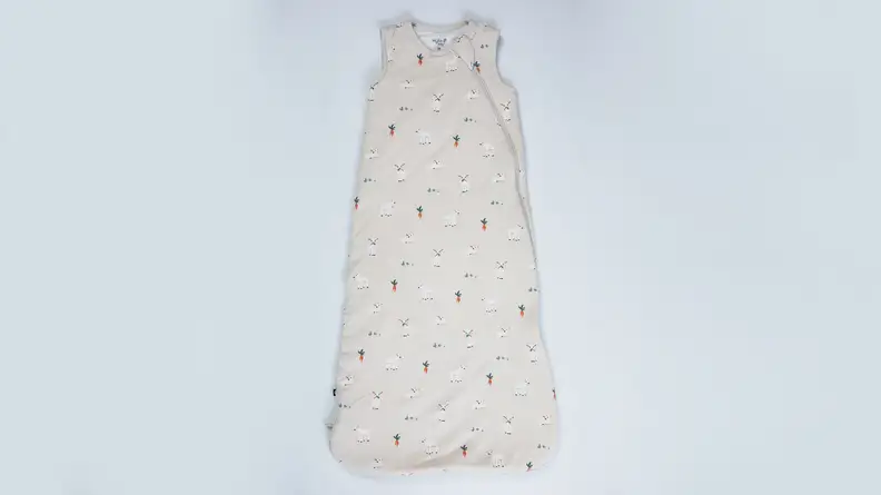 The Kyte Baby sleep sack on a gray background