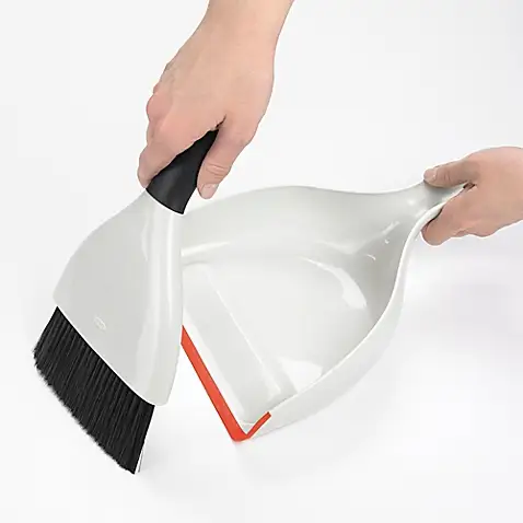 This whisk broom works where other dusters don't go