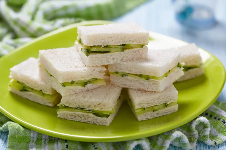 Cucumber sandwiches