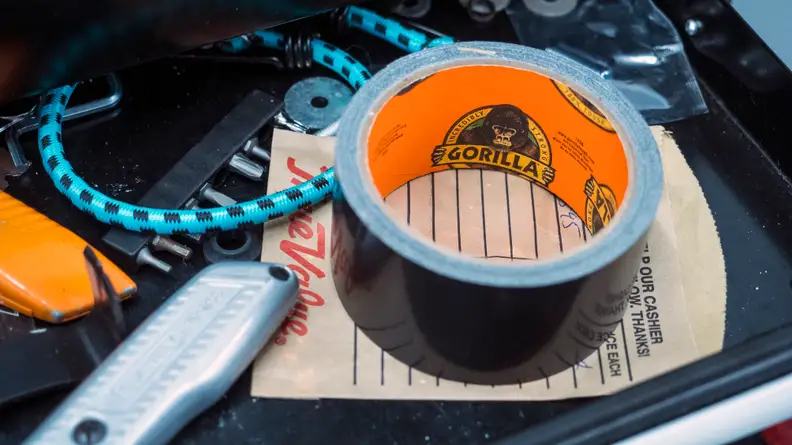 This Gorilla Tap  is a great car essential for emergencies.