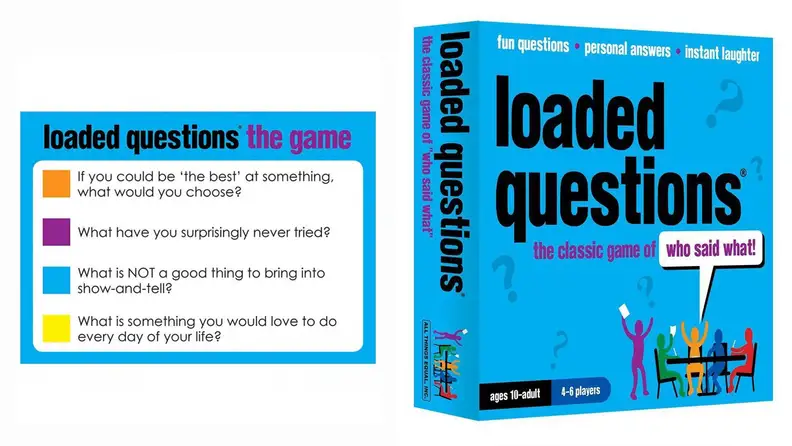Loaded questions box with question card
