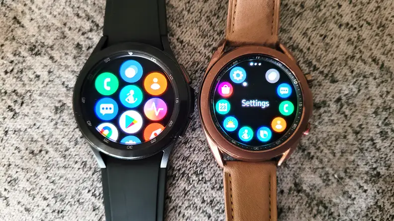 Two smartwatches side by side