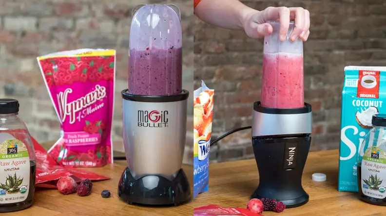 Magic bullet and Ninja personal blenders