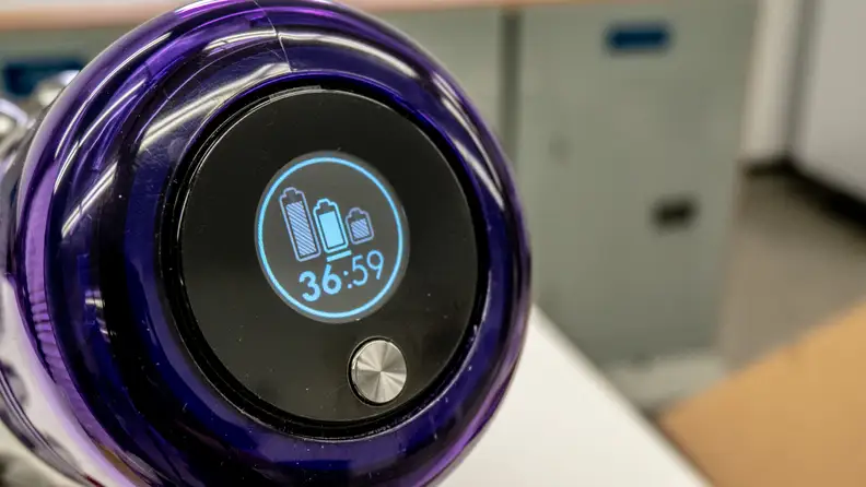 Dyson cordless vacuums last around 40-60 minutes on the lowest settings.