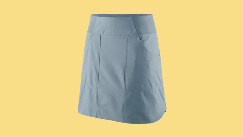 A blue skort.