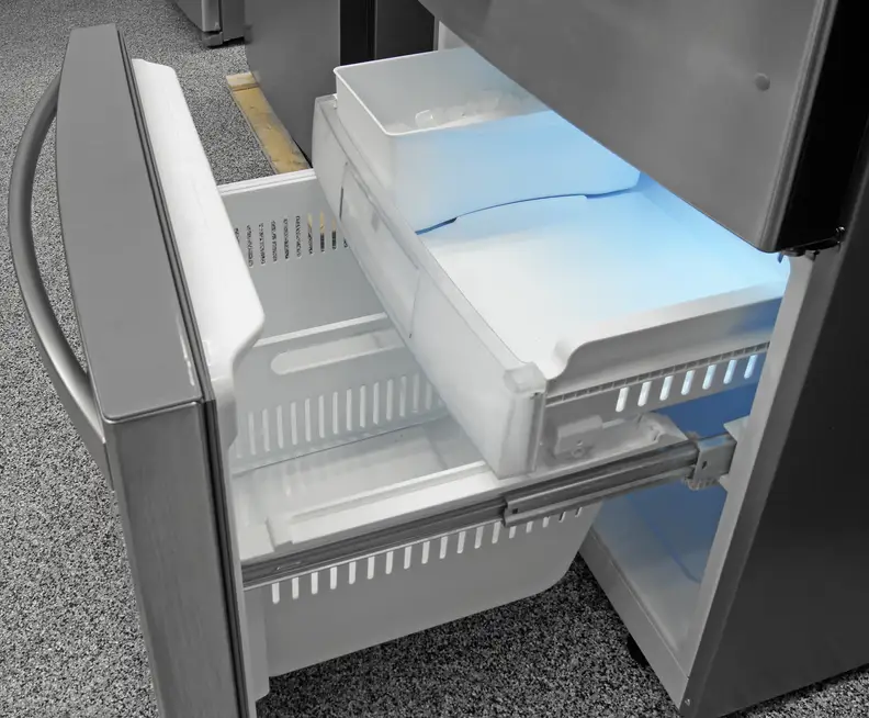 The Kenmore Elite 79043's sliding drawers offer plenty of perfectly chilled freezer storage.