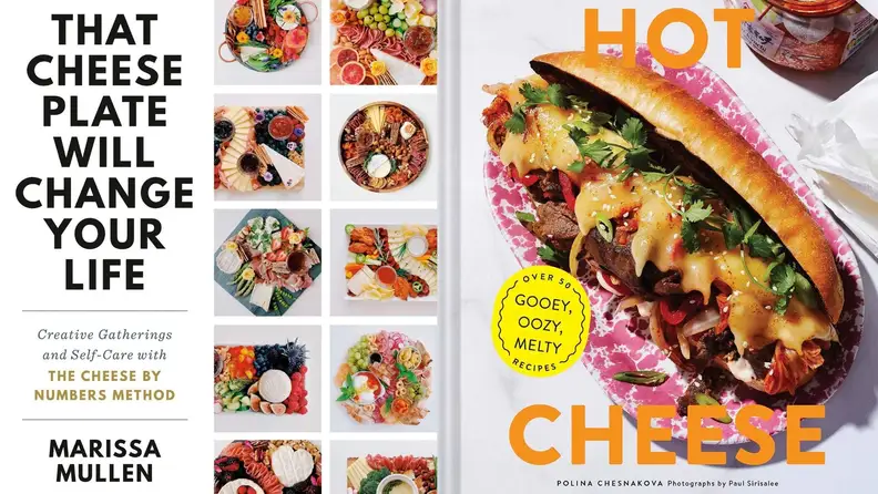 A pair of books offers ideas and recipes for cheese plates and cheese-based hot dishes.