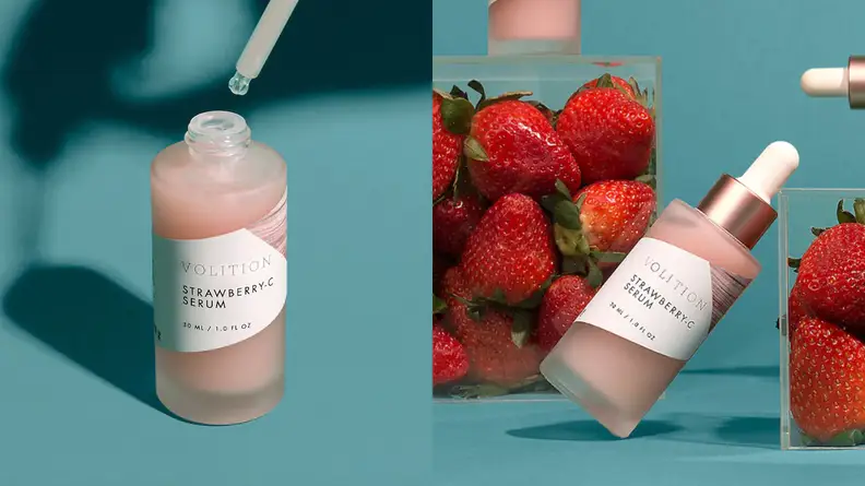 The Volition Beauty Strawberry-C Brightening Serum.