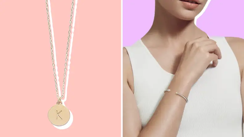 Collage of jewelry sold at Nordstrom.