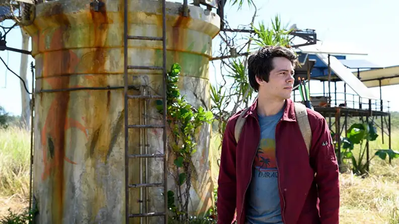 An image of Dylan O'Brien in the film Love and Monsters.