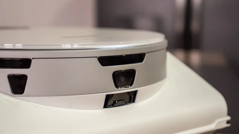 The forward-facing camera on the Samsung Jet Bot