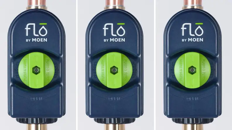 Flo by Moen monitors the water use in your house. If it detects a leak, it turns off the water.