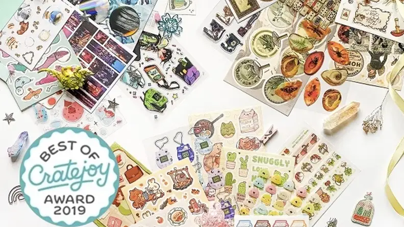 Various sticker sheets