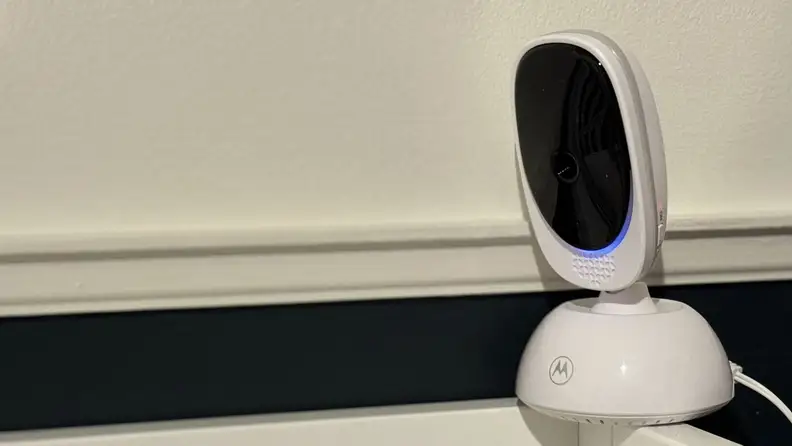A shot of the baby monitor's camera.