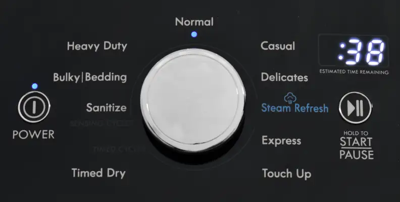 From Normal and Delicates to Steam and Sanitize, the Kenmore 69133 dryer offers a bevy of useful cycles.