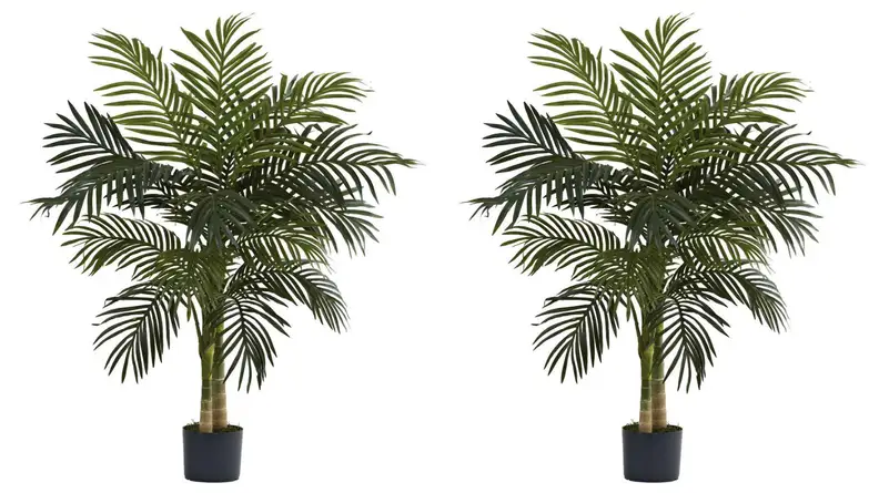 Two Artificial plants