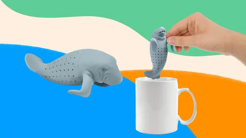 Sea animal shaped mug accessory.