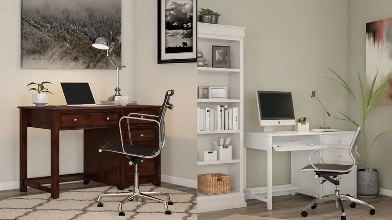 Home Depot desk in room