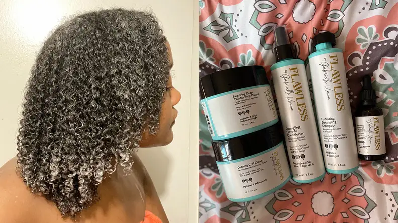 The author and the Flawless by Gabrielle Union products.