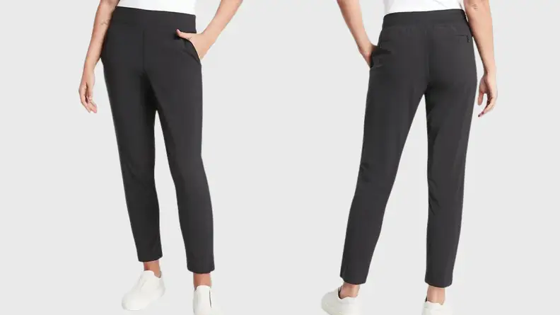 black jogger pants
