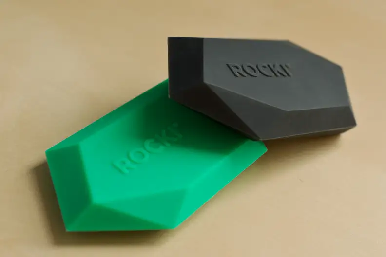 A picture of two Rocki streaming devices.