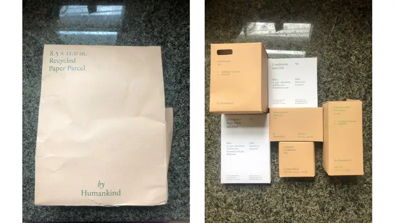 Paper packing and cardboard boxes.
