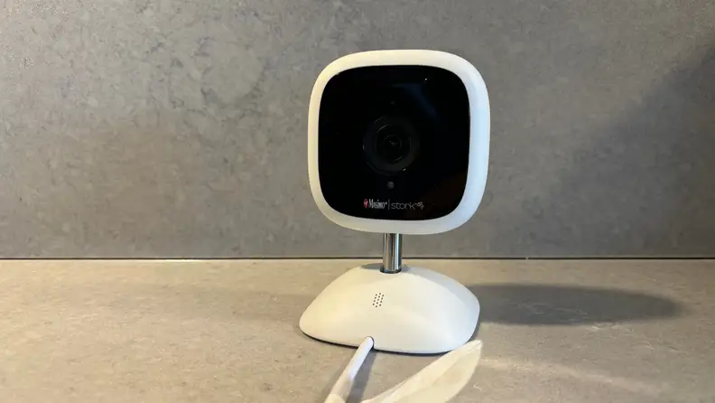 Close-up shot of the camera.