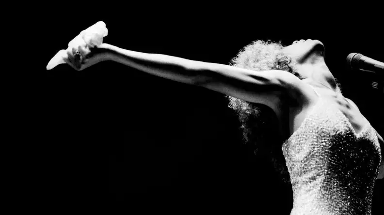 The cover of "Whitney: Can I Be," featuring Whitney Houston.