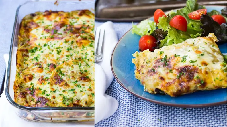 Black Bean and Spinach Enchilada Casserole